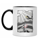 Кружка двухцветная