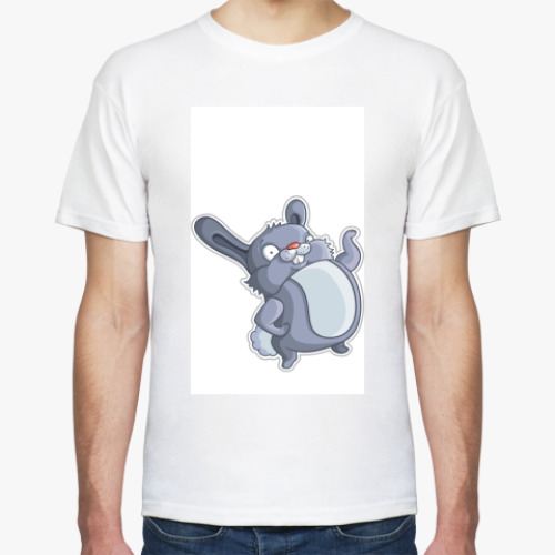 Футболка с принтом Кролик