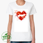 Женская футболка органик