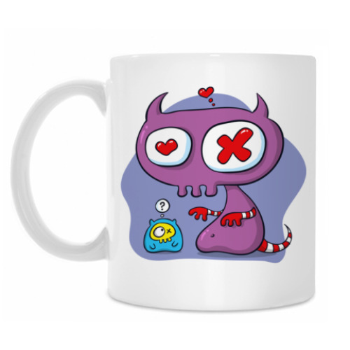 Кружка с принтом Love Monsta
