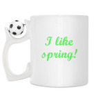 Кружка с футбольным мячиком