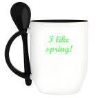 Кружка с ложкой