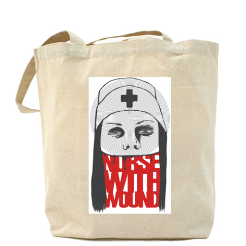 Сумка шоппер с принтом Nurse With Wound
