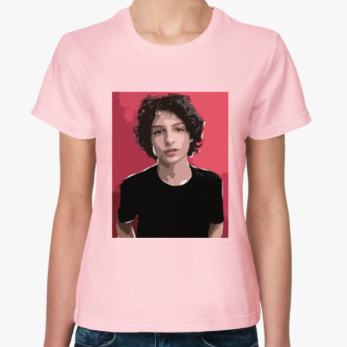 Женская футболка с принтом Финн Вулфард