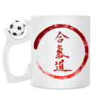 Кружка с футбольным мячиком