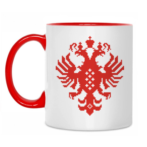 Кружка с принтом Герб Российской империи