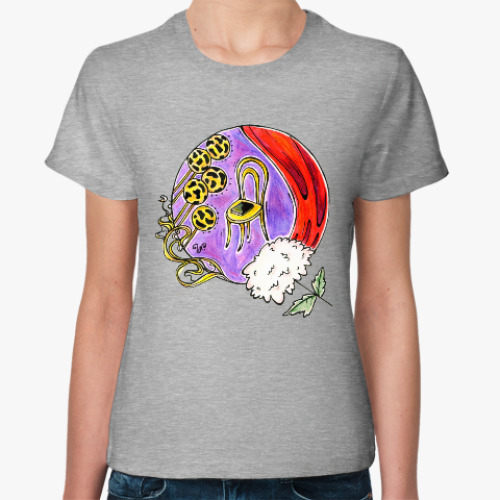 Женская футболка с принтом Виктюк