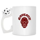 Кружка с футбольным мячиком