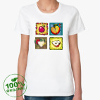 Женская футболка органик