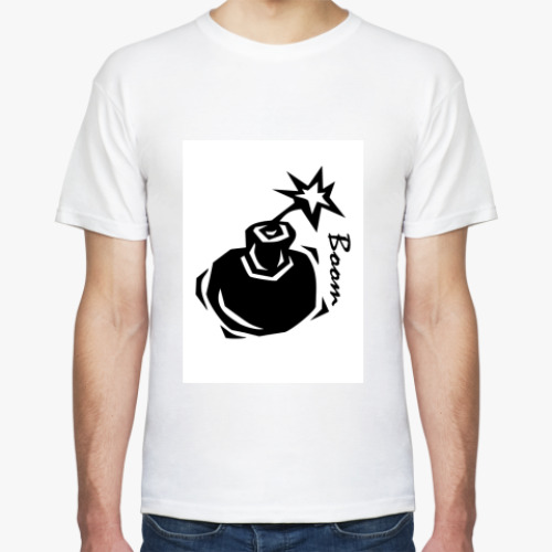 Футболка с принтом Boom