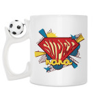 Кружка с футбольным мячиком
