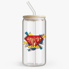 Банка с бамбуковой крышкой