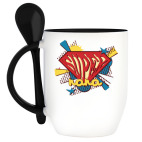 Кружка с ложкой