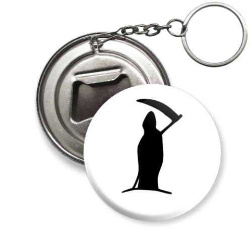 Брелок-открывашка с принтом Мрачный жнец из Crimsonland