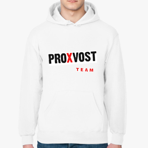 Толстовка худи с принтом Proxvost Team