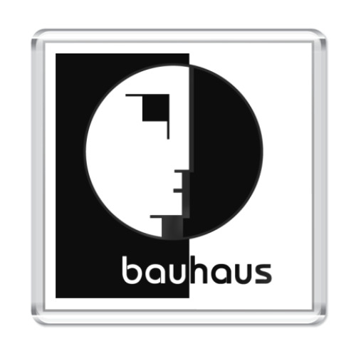 Магнит с принтом Bauhaus
