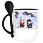 Кружка с ложкой