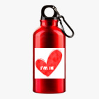 Металлическая бутылка 400 мл UV-DTF