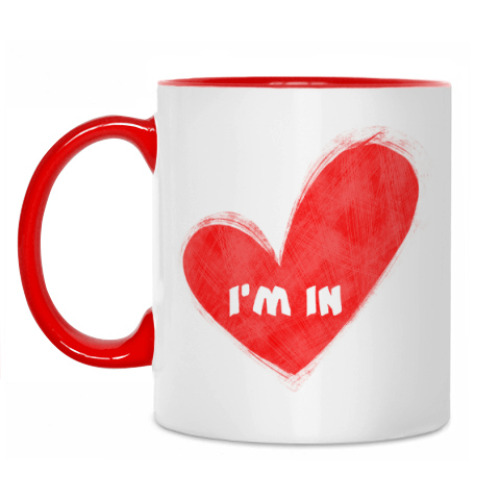 Кружка с принтом I'm in love