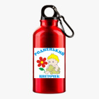 Металлическая бутылка 400 мл UV-DTF