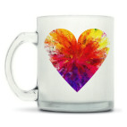 Матовая кружка Сердечко