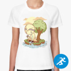 Женская спортивная футболка