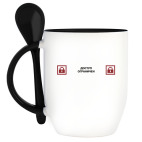 Кружка с ложкой