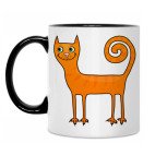 Кружка двухцветная