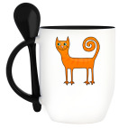 Кружка с ложкой