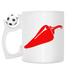 Кружка с футбольным мячиком