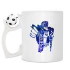Кружка с футбольным мячиком