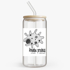 Банка с бамбуковой крышкой