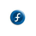 Значок 25 мм  Fedora