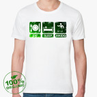 Мужская футболка органик