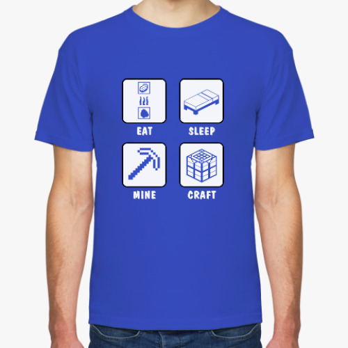 Футболка с принтом Minecraft
