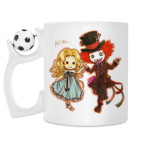 Кружка с футбольным мячиком