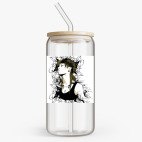 Банка с бамбуковой крышкой