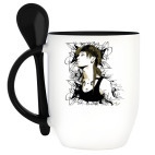 Кружка с ложкой