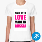 Женская спортивная футболка