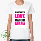 Женская футболка органик