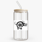 Банка с бамбуковой крышкой