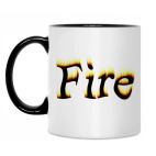 Кружка двухцветная