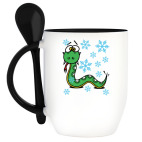 Кружка с ложкой