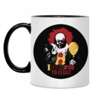 Двухцветная кружка Clown It by Stephen King