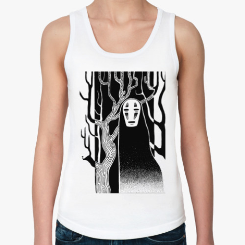 Женская майка с принтом Миядзаки Унесённые Призраками