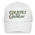 Кепка / бейсболка, белая (печать) Пираты Карибского моря