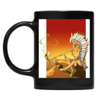 Кружка цветная UV-DTF