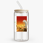 Банка с бамбуковой крышкой