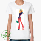 Женская футболка органик