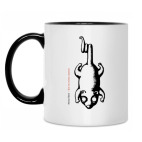 Кружка двухцветная